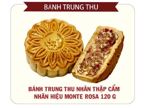 Bánh Trung thu nhân thập cẩm Monte Rosa 120g - SH215