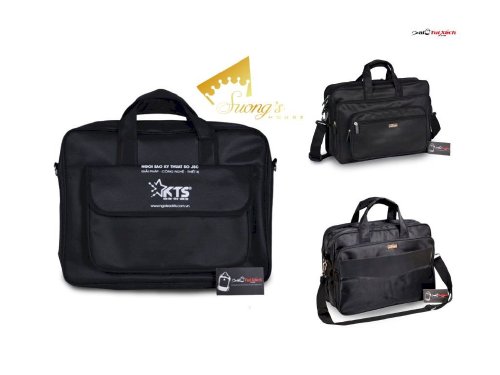 Sản xuất cặp xách đựng laptop in thêu logo theo yêu cầu - SH132
