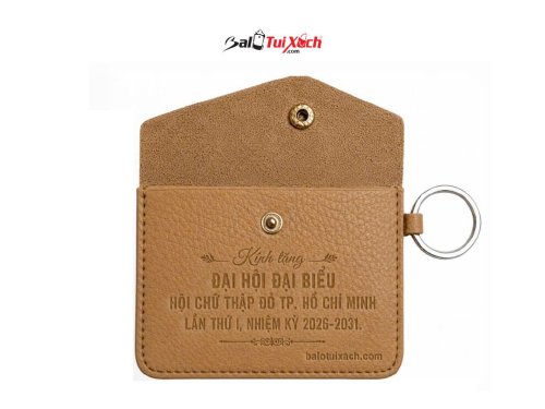 Sản xuất túi da làm móc khóa quà tặng sự kiện - SH239