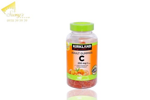 Kẹo dẻo bổ sung Vitamin & khoáng chất Kirkland Signature Calcium Gummy Vitamins & Minerals - SH22