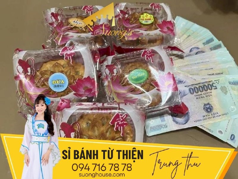 Bánh Trung thu từ thiện giá rẻ từ xưởng - Như Ý - SH200