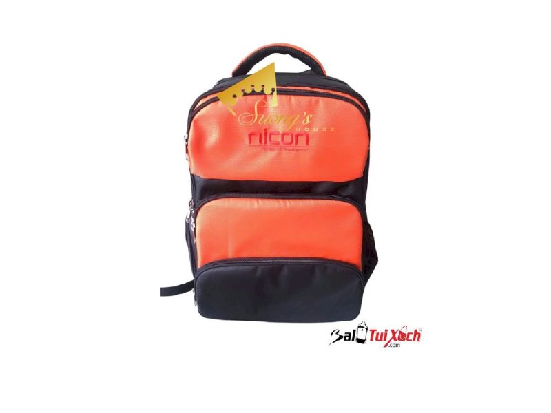 Sản xuất balo laptop in thêu logo công ty - SH117