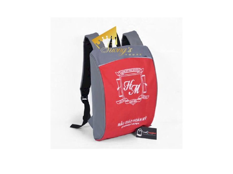 Sản xuất balo mẫu giáo in thêu logo theo yêu cầu - SH118