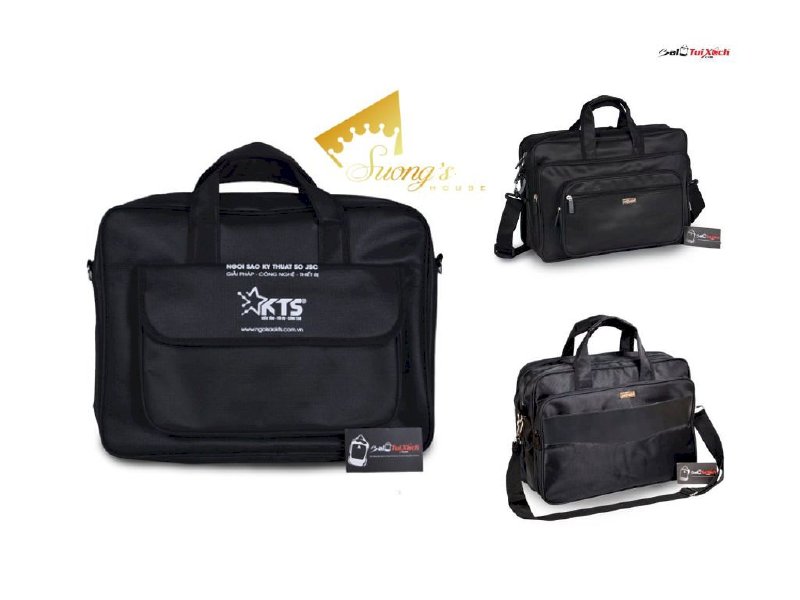 Sản xuất cặp xách đựng laptop in thêu logo theo yêu cầu - SH132