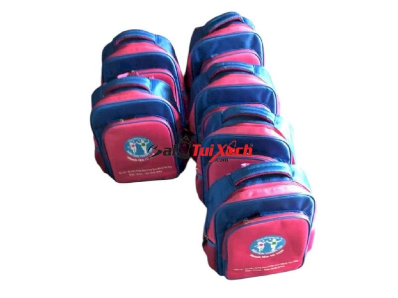 Xưởng may balo mầm non in logo theo yêu cầu - SH42